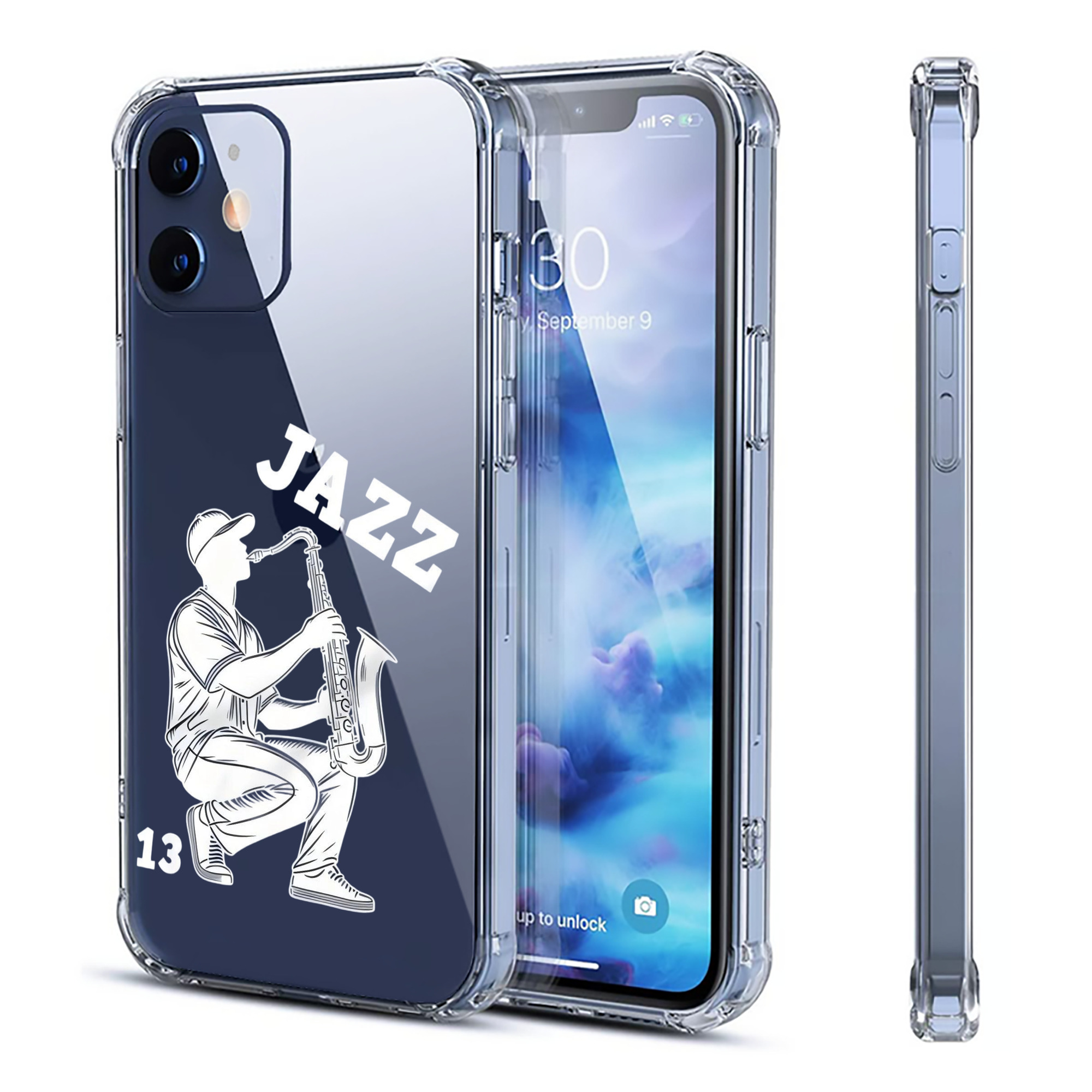 Jazz Chisholm Jr. 21 Clear IPhone 12 Case – Soft TPU With UV Print – Enhanced Drop Protection, Precise Fit, Anti-Fingerprint, Customizable Design, Scratch-Resistant, Yellow-Resistant